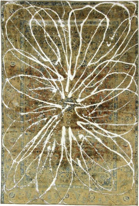 精美复古独特毕加索外观 Jean Wash 波斯 - 小地毯 - 2.84 cm - 1.88 cm
