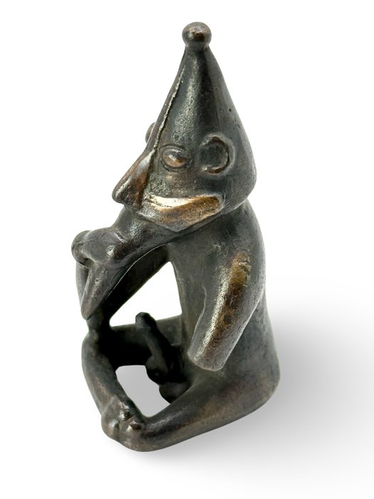 Figurină în miniaturală - Rällinge-beeldje Freyr - Bronz