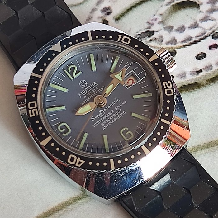 Mortima - Waterproof 100% Diver SuperDatomatic - χωρίς τιμή ασφαλείας - Unisex - 1970-1979