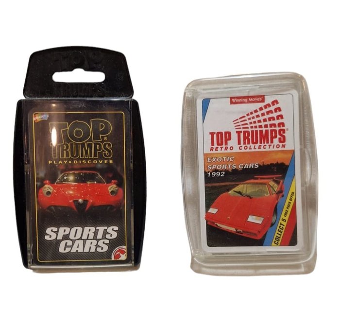Spielkarten (1) - top trumps retro collection