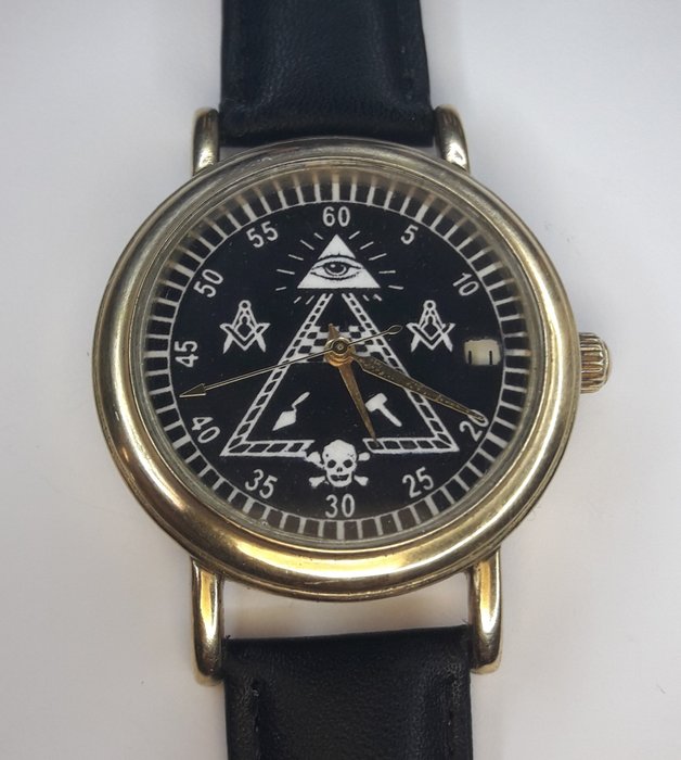 Wristwatch. Masonic Freemasonry - Unisex - 1990-1999