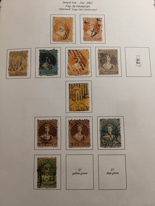Nieuw-Zeeland 1862/1985 - Mooie verzameling Nieuw Zeeland, Semi Postals compleet.
