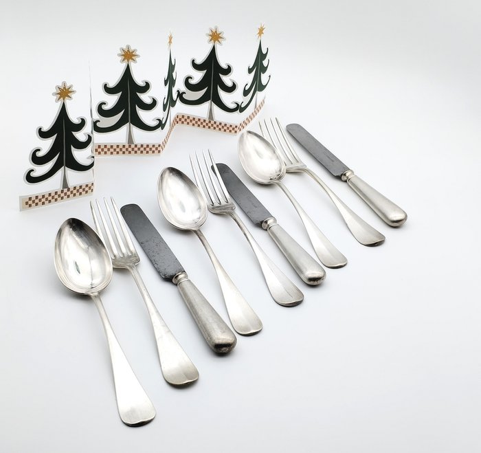 Berndorf Arthur Krupp - 餐具套装 (9) - 艺术装饰 - 银色羊驼毛