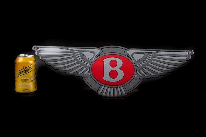 Sign - Bentley - XL logo; "wings"; old stock; garage fund; 500mm - 1999