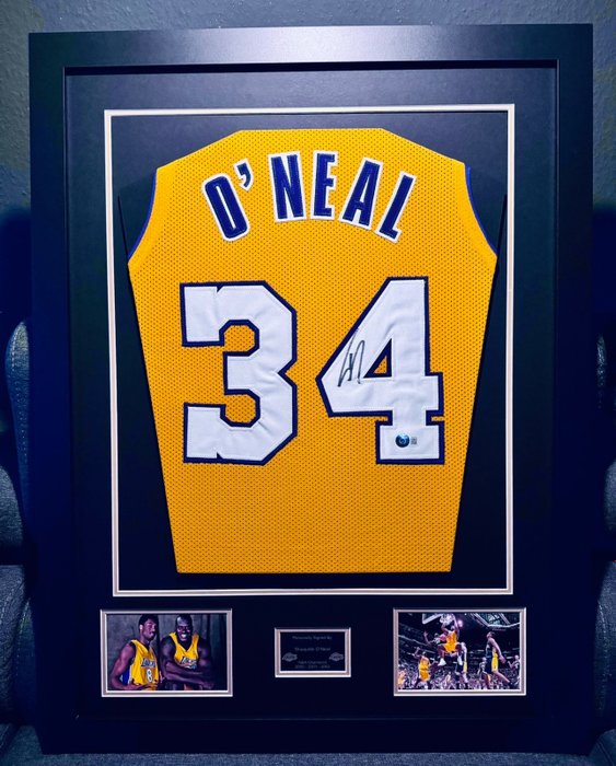 NBA - Shaquille O‘Neal - Custom baskettröja signerad 