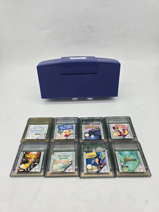 Rare Nintendo Game Boy Portable Carrier Case with 8 games - Nintendo Gameboy Color Games - 電動遊戲 - 帶原裝盒