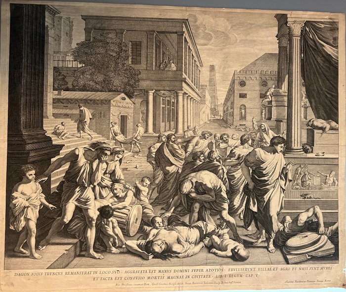 Nicolas Poussin (1594-1665), after - La peste di Ashdod