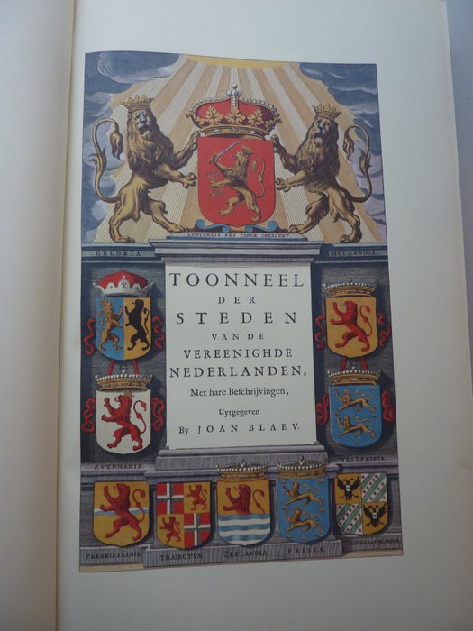 荷兰, 地图集 - 荷兰联合; Joan Blaeu - Toneel der steden - 1621-1650