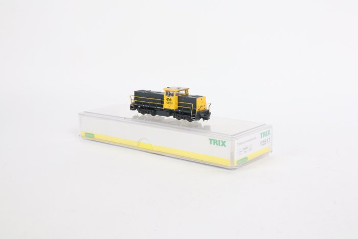 Trix N - 12517 - Diesellocomotief (1) - 6503 geelgrijs - NS