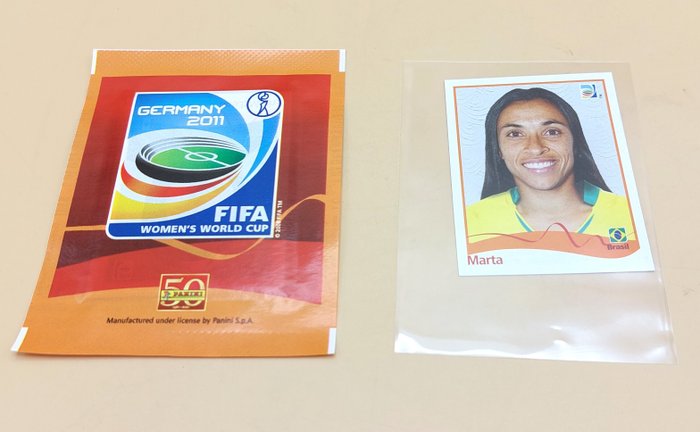 Panini - Women's World Cup Germany 2011 - #272 Marta Rookie + Pack