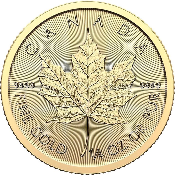 Καναδάς. 10 Dollars 1/4 oz 2024 - Mapple Leaf