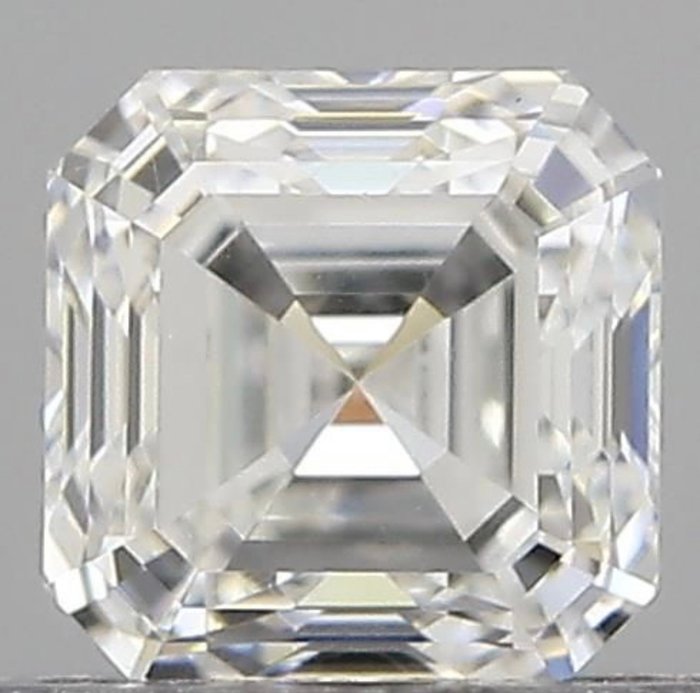 钻石 - 0.36 ct - 上丁方形 - G - VS1 轻微内含一级