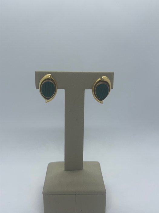 耳環 - 18 克拉 黃金 