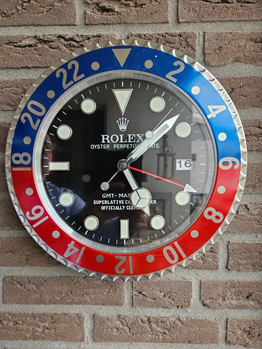 Clock - Concessionaire Rolex Oyster display clock - Plastic, Steel - 1990-2000