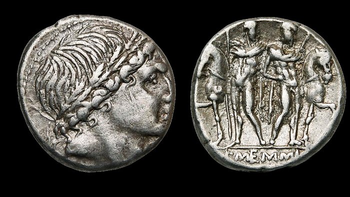 羅馬共和國. L.Memmius, 109-108 BC. Denarius Rome