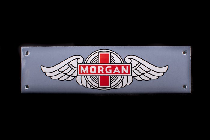 Sign - Morgan - Enamel sign; nice shine; good colors