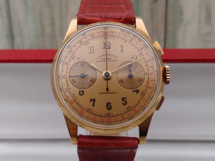 Chronographe Suisse - Bicompax 18kt Rose Gold - Herren - 1950-1959