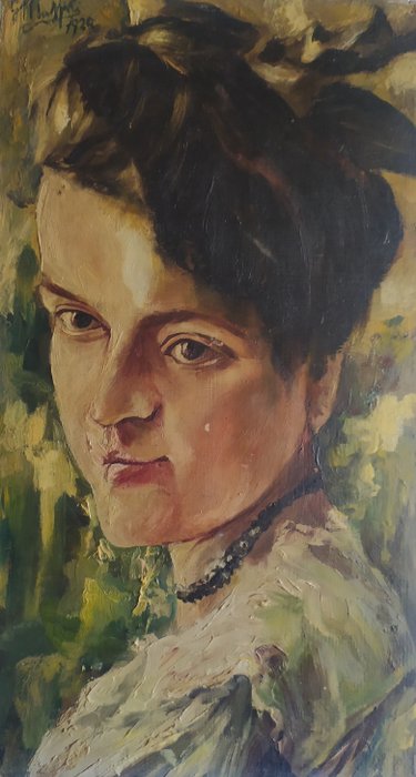 Gino Mazzoli (1900-1974) - Ritratto femminile