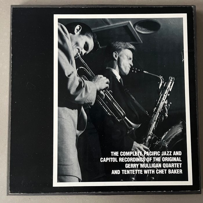 Chet Baker, Gerry Mulligan - The Complete Pacific Jazz Studio Recordings of the Gerry Mulligan Quartet and Tentette with Chet - LP 套裝 - 第一批 模壓雷射唱片 - 1983