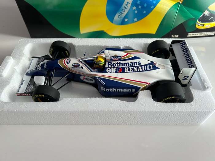 Minichamps 1:18 - 1 - 模型汽车 - Williams FW 16 Version Rothmans - Ayrton Senna - 原版