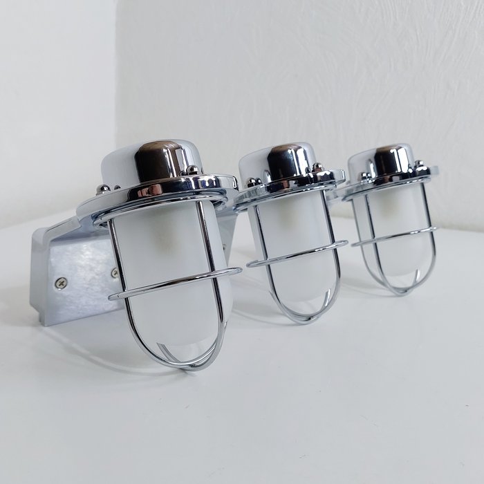 Nordlux - 壁燈 (3) - 碼頭 - 鉻 - 玻璃, 金屬