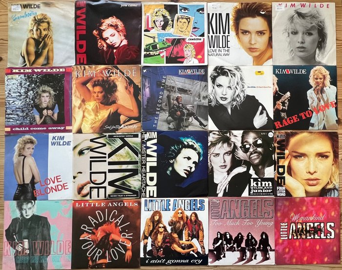 Kim Wilde and Little Angels - KIM WILDE and Litte Angels, 20 original Singles [first pressings] - Useita teoksia - Vinyylilevy - 1st Pressing - 1981