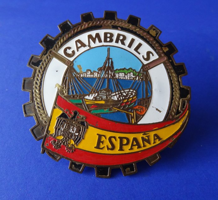 Badge - Spanje - Espana Car Badge uit Cambrils - 1960