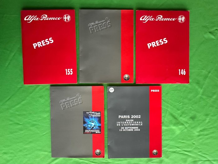 Press kits - Alfa Romeo - 146, 147, 155, 156 and Sportwagon