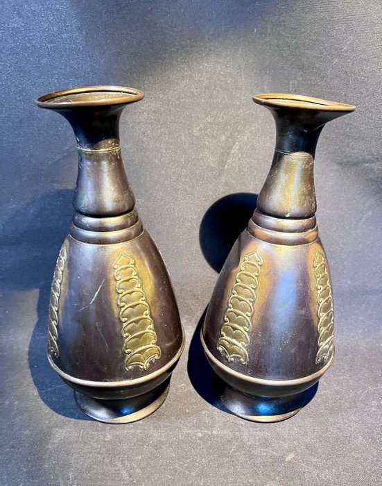 Daalderop KMD - 花瓶 (2)  - 銅