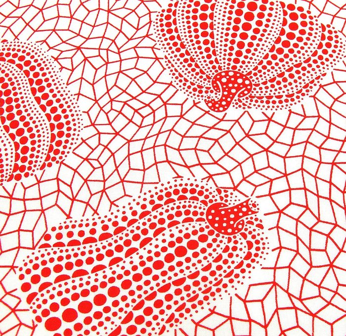 Yayoi Kusama (1929) - Dots Obsession - Pumpkin Scarf (Red)