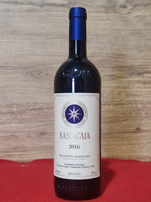 2016 Tenuta San Guido, Sassicaia - Bolgheri DOC - 1 Bottiglia (0,75 litri)