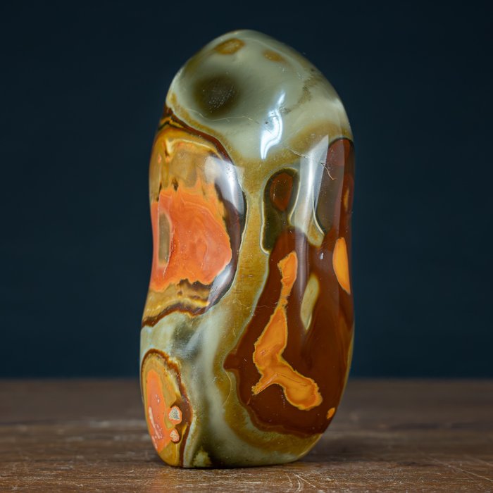 Natural Artistic Polychrom -Jasper Freeform- 1404.71 g