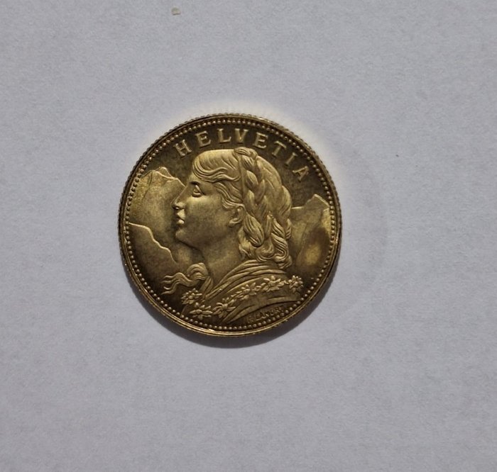Sveits. 20 Franken 1927