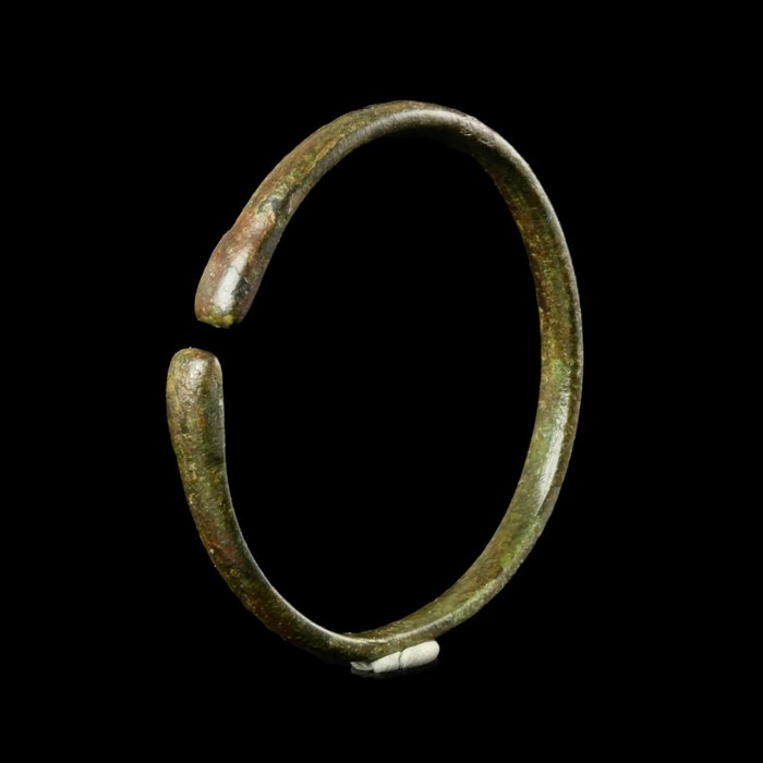 Vikingetiden Bronze 'Sköll og Hati' armbånd  (Ingen mindstepris)