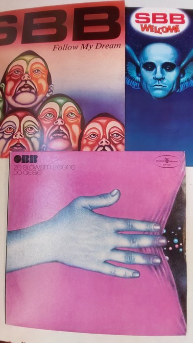 SBB - 3 x - Follow my dream / Ze Slowen Biegne Do Ciebie / Welcome - Prog. rock/synthesizer - LP - 1978
