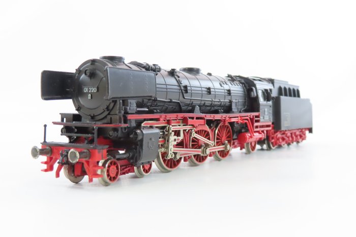 Fleischmann H0 - 1362 - 連煤水車的蒸汽火車 (1) - BR 01 附煙霧發生器 - DB
