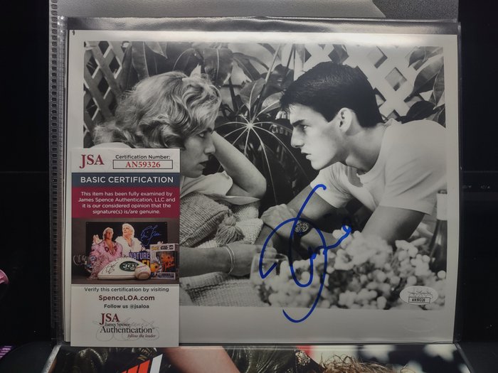 Top Gun - Signed by Tom Cruise (Maverick), with JSA COA - photo, autograph