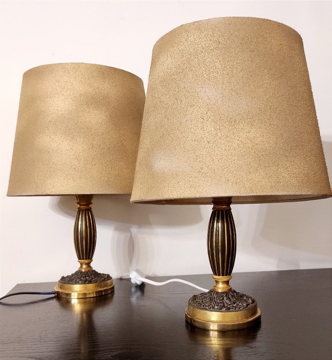 Table lamp (2) - Brass
