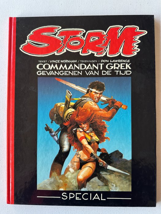 Storm 0 - Storm Special - Commandant Grek: Gevangenen Van De Tijd - Gesigneerd Door Don Lawrence - 1 Album - First edition - 1984