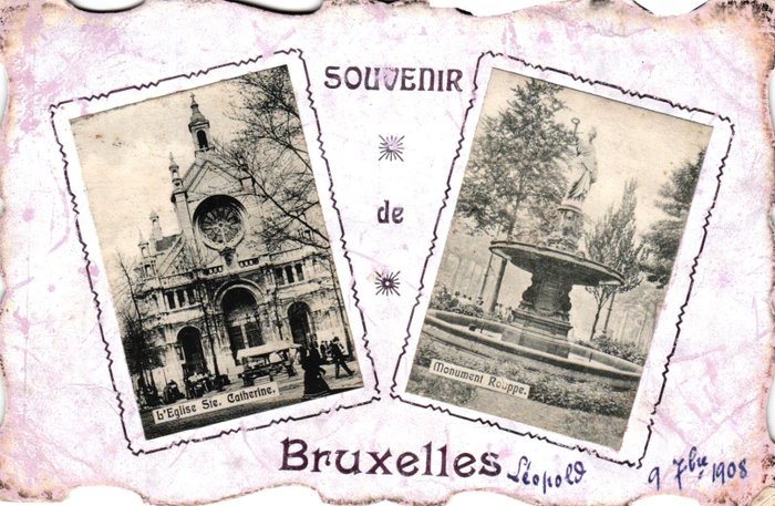 Βέλγιο - Βρυξέλλες - Καρτ-ποστάλ (200) - 1905-1950