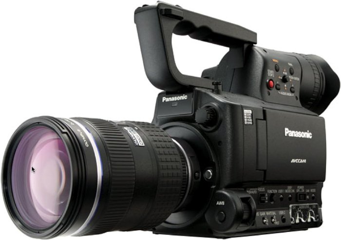 Panasonic AG-AF100E + ZUIKO 14-35 Cameră video analogică