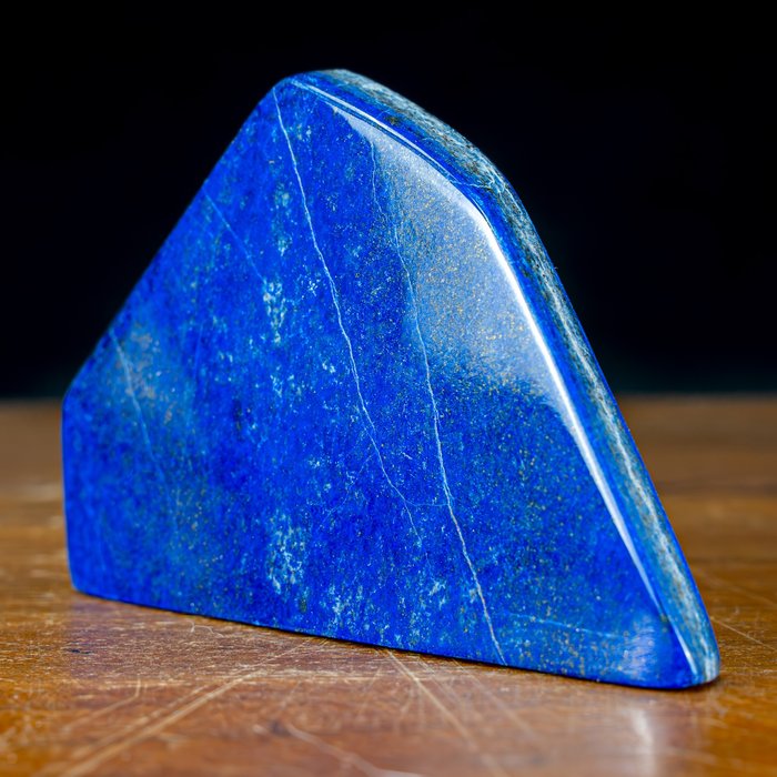 *BEZ CENY REZERWOWEJ* AAA++ Dekoracyjny niebieski lapis lazuli Dowolna forma- 388.19 g