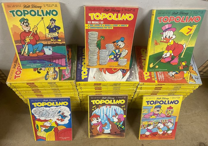Topolino 1201/1300 completa - Sequenza completa - 100 Comic - Erstausgabe - 1979/1981