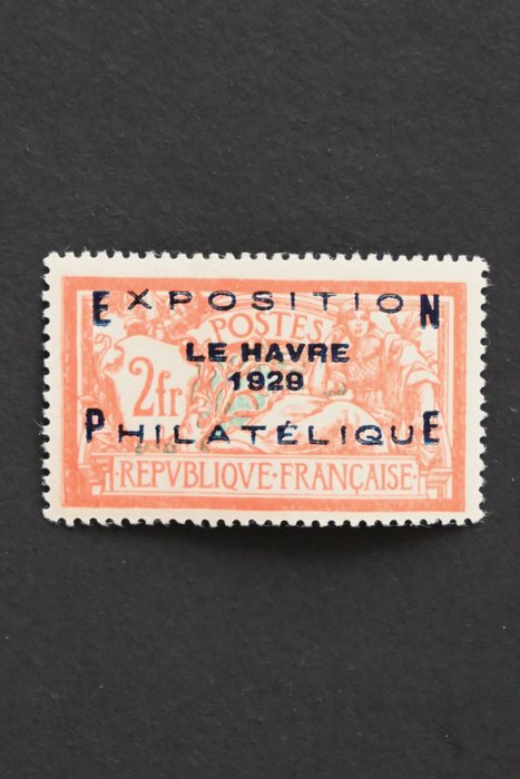 Francia 1929 - Exposición Filatélica Le Havre - Yvert 257A