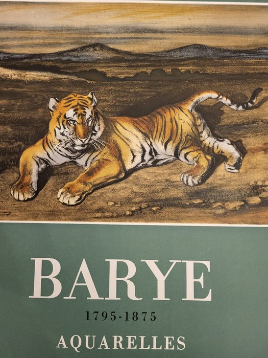 Mourlot - Barye  - Exhibition poster - 1956