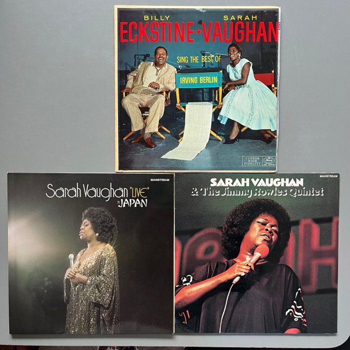 Sarah Vaughan - All first pressings!!! - 多个标题 - LP 专辑（多件品） - 1958