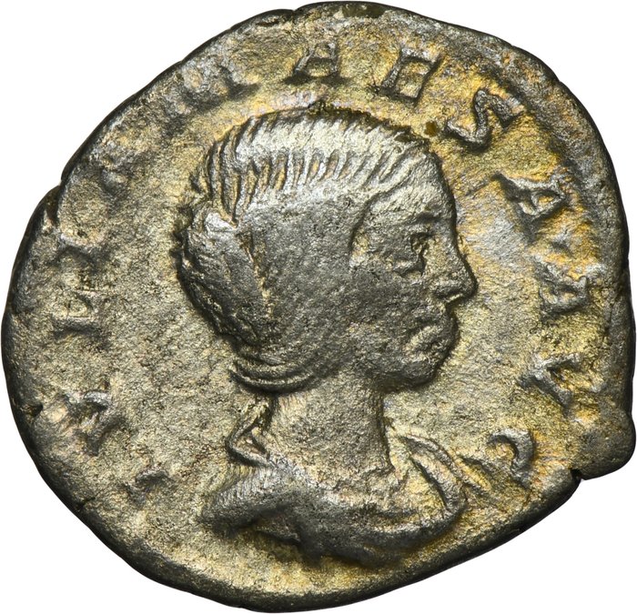 罗马帝国. 朱莉娅·梅萨 （奥古斯塔， 公元218-224/5）. Denarius  (没有保留价)