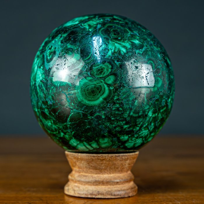 Beautiful Natural Malachite Sphere- 1105.13 g