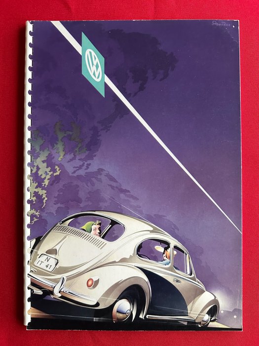 Brochure - Volkswagen - Käfer - Beetle - Ringbound sales catalogue - 1958