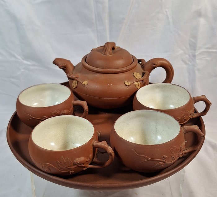 Yixing - Serviço de chá (6) - zisha